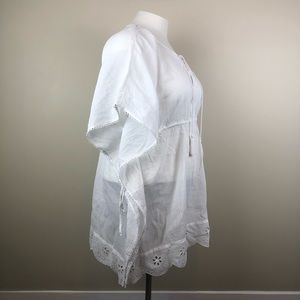 Beautiful cotton beach bathing suit cover up